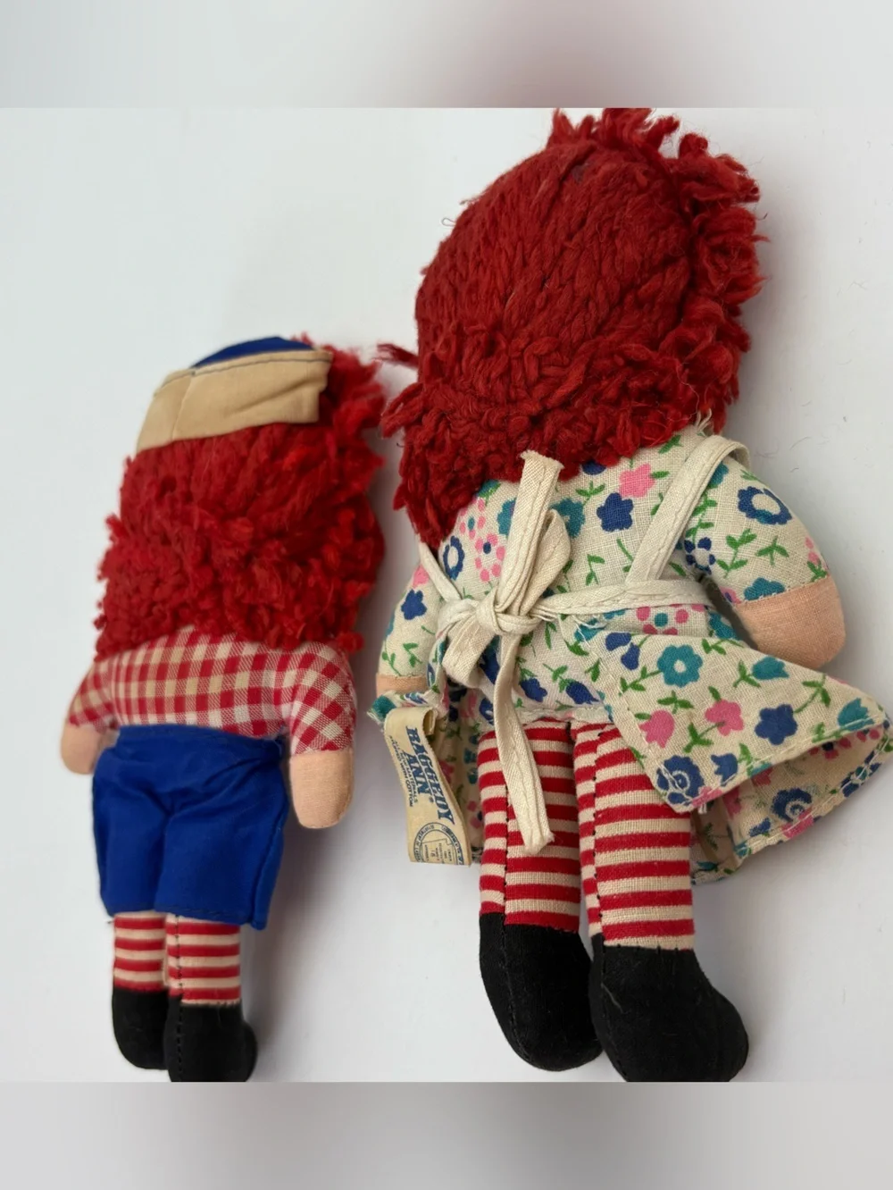 Vintage Raggedy Ann and Raggedy Andy Dolls